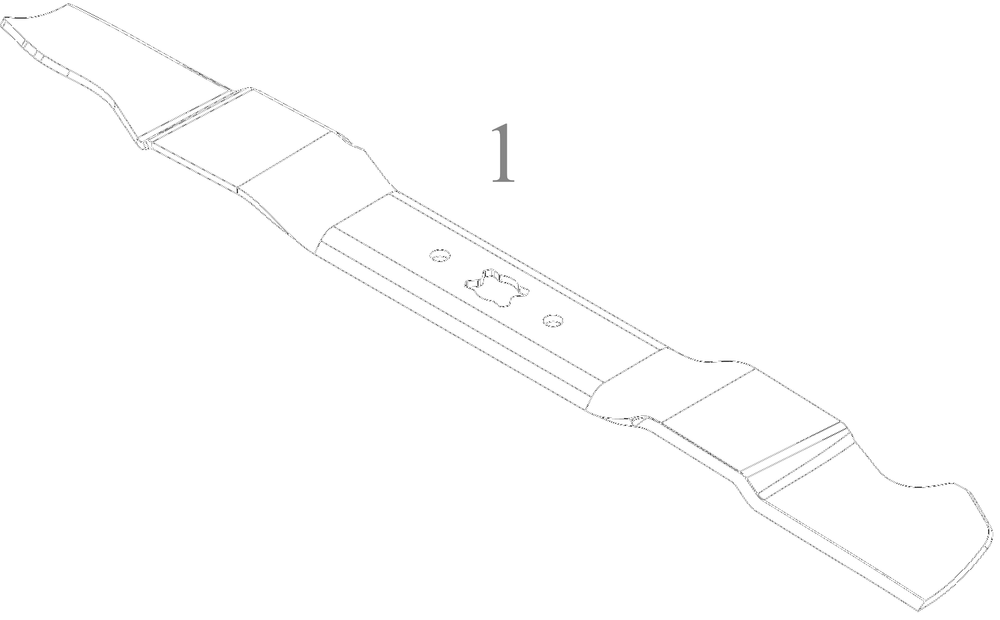Blade Diagram and Parts List for 12AVU2V3752 2022 Yard Machines Lawn Mower